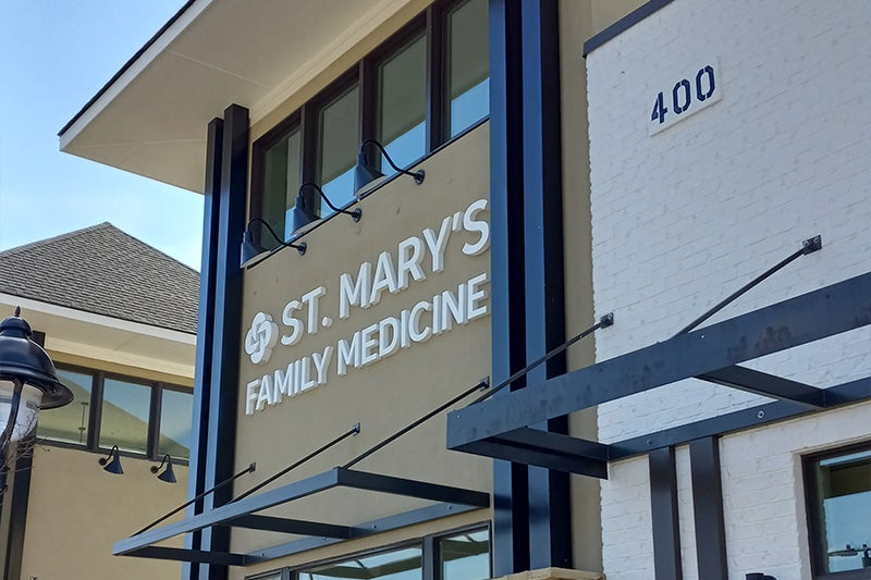 St. Mary’s Family Medicine moving to Malcom Bridge location, Front office