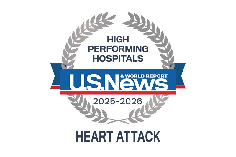 2025-2026 US News Award for High Performing Hospitals in Heart Attack Care