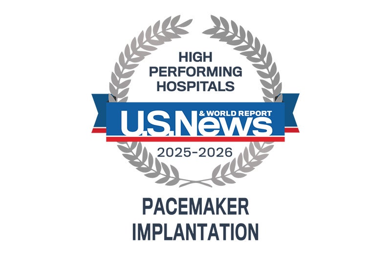  2025-2026 US News Award for High Performing Hospitals in Pacemaker Implantation