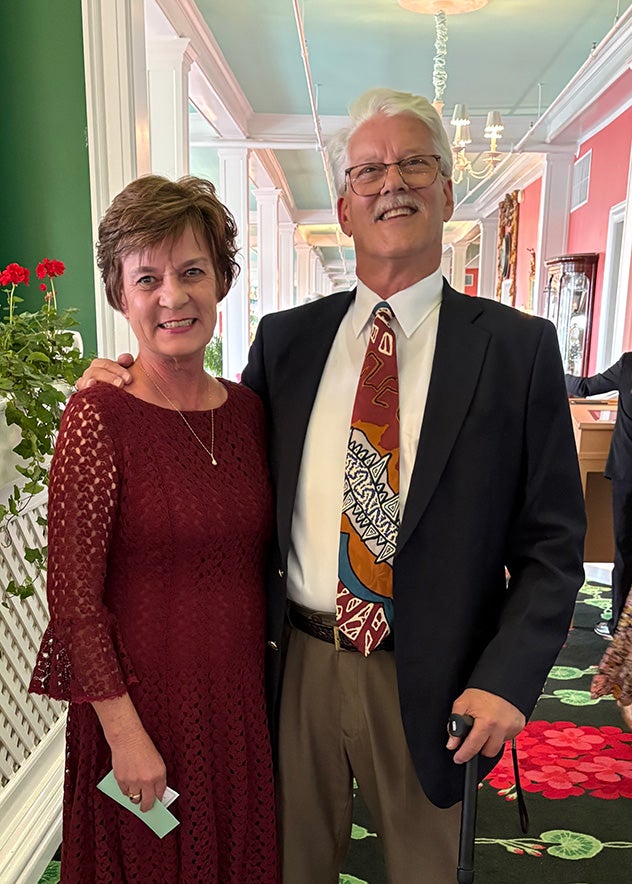 Photograph of Jeff and Beverly Thompson