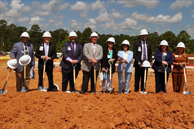 Leaders from both St. Mary's Health Care System and local community attended the groundbreaking ceremony in support of these expansion efforts.