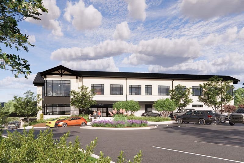 St. Mary’s Good Samaritan Pavilion: Exit to new parking lot from Pharmacy entrance.