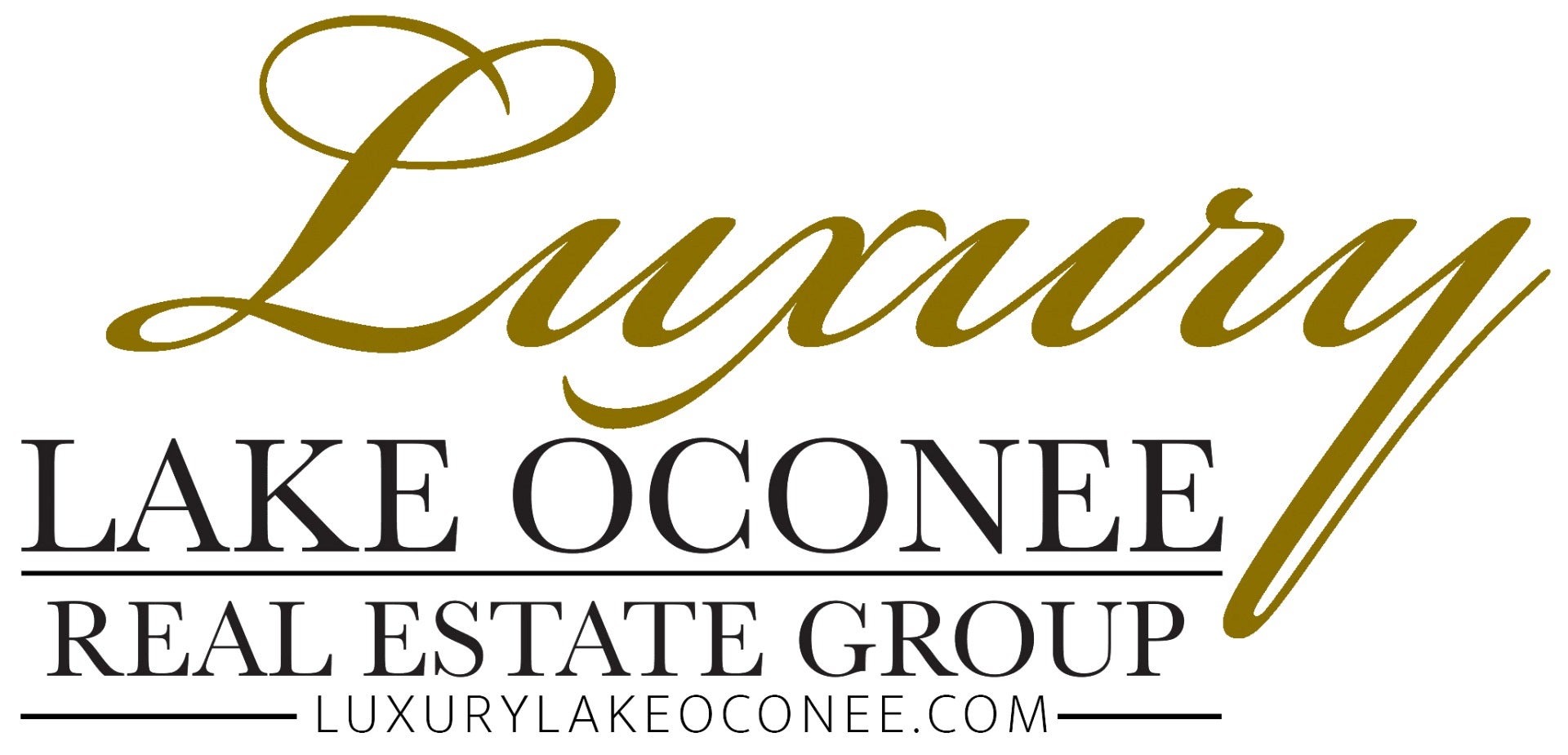 Luxury lake oconee real estate group logo