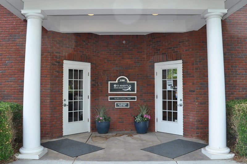 Exterior photo of St. Mary's Breast Health Center