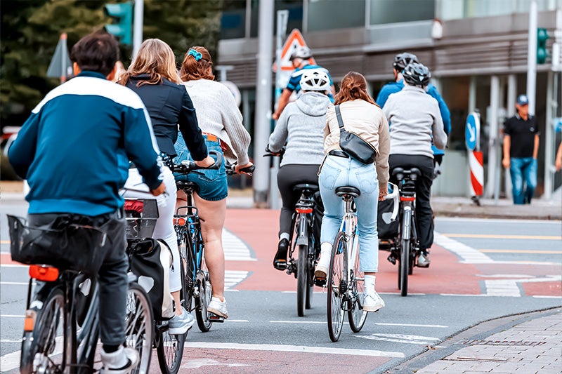 Rules of the road for cyclists