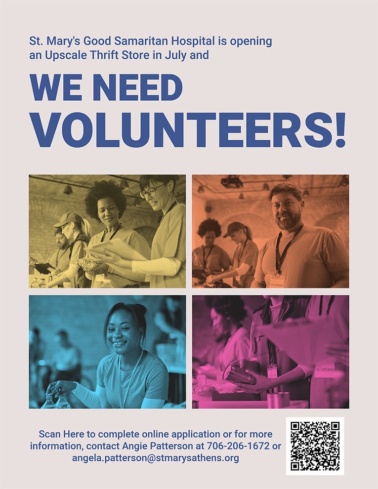 Volunteer flier